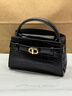 CHARLES&KEITH鳄鱼纹凯莉包手提斜挎婚包包女包生日礼物新年礼物CK2-50270880-1 Black黑色 S 实拍图
