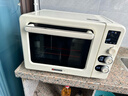 海氏（Hauswirt）四代C40升级款电烤箱家用烘焙背部大风机多功能发酵一体机搪瓷内胆情人节礼物 米白色 40L 实拍图