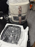 美的（Midea）空气炸锅不用翻面可视大容量家用全自动烤箱多功能不粘易洗触控微蒸汽嫩烤免翻面炸烤一体 【有吃有喝】大功率料理机+空气炸锅 5L 实拍图