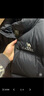 骆驼羽绒服防泼水鸭绒男女加厚户外防寒冬季面包服 黑色 男女同款,7674B L 实拍图