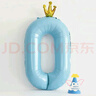 多美忆生日场景布置 气球32寸数字0 生日快乐男孩女孩宝宝周岁室内布置 实拍图