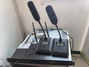 海康威视（HIKVISION）一拖二无线麦克风桌面长杆鹅颈话筒会议室演讲UHF高保真主席台抗干扰自动对频防啸叫培训广播 实拍图