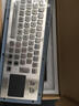 研龙HS330C5防尘防水防撬工业嵌入式金属键盘触摸板鼠标不锈钢全国产芯片工控数控设备键盘鼠标套装 浅灰色-英文界面 USB接口-标准款/防少量溅水 实拍图