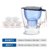 碧然德（BRITA）过滤净水器 家用滤水壶 Kalea 晨汐系列XL 3.5L（蓝）+专家版滤芯5枚 环保加固包装 实拍图
