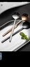 onlycook 304不锈钢长柄搅拌勺小汤匙调料咖啡勺子加长创意冰勺甜品蜂蜜勺 实拍图