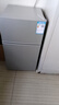 新飞冰箱小型租房用 一级能效冷 藏冷冻两用1-2人家用小冰箱 出租房双门电冰箱办公室两门 26年升级 58A118LS一级能效【高性价比】银 实拍图