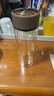 富光男女士双层玻璃杯 高硼硅玻璃304茶隔水杯子 带茶隔泡茶杯320ml 实拍图