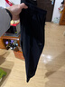 鸿星尔克针织运动裤男春夏新款梭织通勤百搭休闲简约针织九分裤男士长裤 【针织加绒束脚裤】正黑-1026 M 实拍图