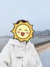 鸭鸭（YAYA）90+系列反季轻薄羽绒服女士短款2026年冬季新款时尚连帽保暖外套 米白色YE6A603791A M 【100-120斤】 实拍图