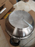 苏泊尔（SUPOR） 火锅锅具304不锈钢大容量家用汤锅复底大火锅涮锅燃气电磁炉通用 【无分隔】直径 30cm 实拍图