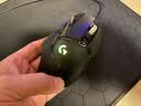 罗技（G） G502HERO游戏鼠标 电竞鼠标 有线鼠标电脑外设 LOL吃鸡CF宏RGB送男女友礼物 G502hero+脚贴 实拍图