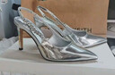 CHARLES&KEITH质感链条尖头高跟凉鞋子女鞋生日礼物情人节礼物CK1-60280377 Silver银色 37 (235) 实拍图