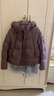 坦博尔羽绒服女中长款带帽宽松舒适保暖妈妈款外套510560D 香融紫 190  实拍图
