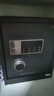 得力保险柜家用型 密码保险箱办公财务专用小型文件柜全钢防盗入墙入柜床头保管柜 曜臻AE610高45cm 实拍图