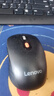 联想（Lenovo）无线蓝牙双模充电鼠标 蓝牙5.0/3.0 便携办公鼠标人体工学设计 Howard理性黑充电版 实拍图