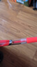 浩立兴按动中性笔水笔学生专用考试黑色笔水性签字笔芯0.5mm按压式k35子弹头圆珠墨蓝黑红笔老师办公笔 k-35 红色【1支笔+3支笔芯】 书写粗细0.5mm 实拍图