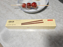 京东京造 筷子 家用食品接触级餐具实木防滑鸡翅木原木【无漆无蜡】10双装 实拍图