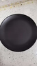 青木尚瓷北欧风牛排盘子创意西餐盘浅盘酒店牛排餐盘磨砂餐具菜盘家用碟子 黑色20cm哑光中盘 实拍图