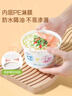 美丽雅 一次性碗加厚纸碗560ml*50只 食品级圆形饭盒野餐盒汤碗打包盒 实拍图