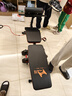华亚（HUAYA）多功能哑铃凳仰卧起坐健腹板 健身椅收腹机  家用运动健身器材 六合一红黑款 实拍图