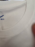 回力（Warrior）纯棉t恤男夏季新款重磅运动上衣男士潮流短袖宽松体恤 白色  5XL  实拍图