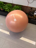 Keep 65cm瑜伽球专业防爆防滑加厚强弹抗压孕妇可用弹力瑞士球 暮光橙 实拍图