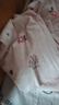 猫人防螨抗菌纯棉女士睡衣女花朵印花开衫家居服粉色2XL 实拍图