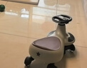 贝易典藏扭扭车 1-6岁宝宝摇摇车大人可坐宝宝礼物声光音乐款 云母灰 实拍图