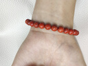 石玥珠宝精品7-8mm凉山南红玛瑙手串本命年转运珠手链男女士款礼物 实拍图
