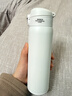 京东京造保温杯 水杯子男女儿童学生316不锈钢【一键弹盖】白色480ml 实拍图