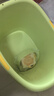 奔麦【送货到门】儿童泡澡桶沐浴桶洗澡盆宝宝洗澡桶婴儿游泳桶家用坐 【特大号】(0-15岁适用)绿 实拍图