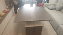我爱川威可升降茶几餐桌两用现代简约家用客厅小户型多功能折叠移动茶几桌 包安装【雪山白岩板+灰柜体】 100*50cm 实拍图