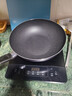 美的（Midea）不粘炒锅家用平底锅电磁炉专用麦饭石炒菜锅煎锅燃气灶明火通用 雾紫灰丨内径 28cm 实拍图