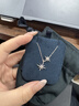 APM Monaco【情人节礼物】baby双流星六芒星银项链情侣颈链送女友925银 实拍图