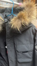 京东京造【进口极寒95鹅绒服】羽绒服男外套女冬季新款中长款 曜石黑 XL 实拍图