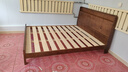 京东京造家居悦枫实木床 天然橡胶木 主卧双人床胡桃色1.8×2米 实拍图