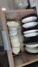 锦秋堂景德镇陶瓷器 28头套装碗 整套骨瓷碗碟 套装餐具 渐变灰乔迁礼物 4~6人用 | 釉下彩洗碗机可用 28头 实拍图