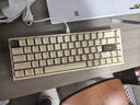 宏碁（acer） 无线蓝牙双模机械键盘键小型便携办公游戏笔记本台式电脑手机平板适用Mac/iPad 68键咖啡 茶轴-混光【2.4G+蓝牙+有线三模】 实拍图