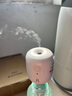 几素 加湿器迷你卧室婴儿家用宿舍便携小型无线空气低噪床头小巧补水办公室桌面usb车载香薰大容量加湿 【1100毫安】8根滤芯+无线使用+大雾量 实拍图