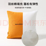 海澜之家（HLA）棉麻抱枕靠枕轻奢超柔简约靠背垫客厅靠枕套含芯纯色靠包沙发靠垫 简约 卡其 枕套+枕芯【45*45cm】 实拍图