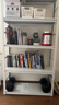 唐辑书架书柜家用落地置物货架学生钢制收纳储物架子 白五层80*30*160 实拍图