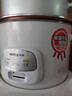 浩特多功能全自动保温电饭煲机械式2.5-4-5-6L食品级不粘内胆不粘锅老式大容量带蒸笼家用电饭锅  Z1白牡丹4L（3-6人） 4L 实拍图