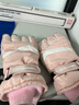 目丸保暖手套男女户外冬天骑行防寒风加绒厚触屏女防水冬季棉滑雪手套 6#光粉白 深度暖手套-女款 实拍图