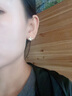 禾匠轻奢通体S925银锆石耳钉女士高级感生日礼物通勤养耳洞送女友老婆 925银针金色耳钉【配证书】 实拍图