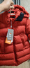 保姆鹅  【风墙】儿童羽绒服宝宝中长款护脸加厚外套保暖童装[NG2664] 中国红 130 实拍图