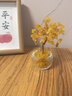 范爷家黄水晶发财树摆件入户玄关招财树办公室工位装饰品闺蜜生日礼物 实拍图