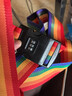 班哲尼十字打包带出国托运拉杆箱捆绑带扎带行李箱托运打包带密码锁旅行安全捆箱带含行李牌彩虹色 实拍图