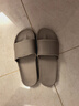 京东京造【糖果拖】拖鞋男士防滑轻便情侣防臭浴室拖凉拖鞋灰褐色42-43 实拍图