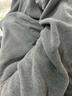 MUJI男式 抓绒 无领开衫 男士外套25年冬季 男装 上衣男款 AB1P8A5A 炭灰色 XL (180/104A) 实拍图