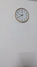 康巴丝（Compas）挂钟客厅2025款简约办公日历钟表石英钟表挂墙时钟 3158金色直径35cm 实拍图